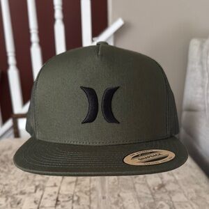 Hurley Olive/Olive Mesh/Black Logo Trucker Hat